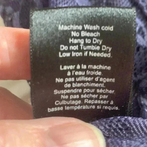 Talula deep violet, lace semi sheer tank  top - Picture 9 of 9